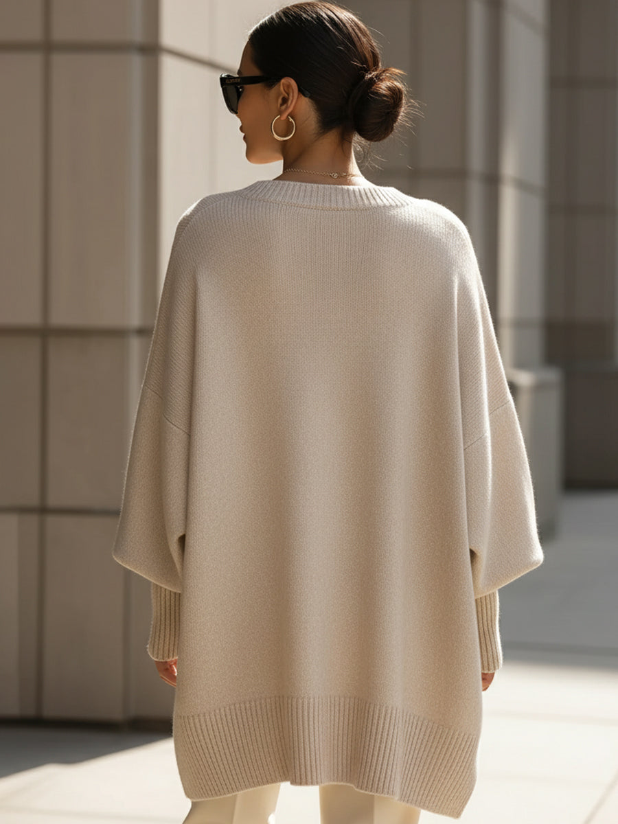 Women's Oversized Poncho – Effortless Elegance