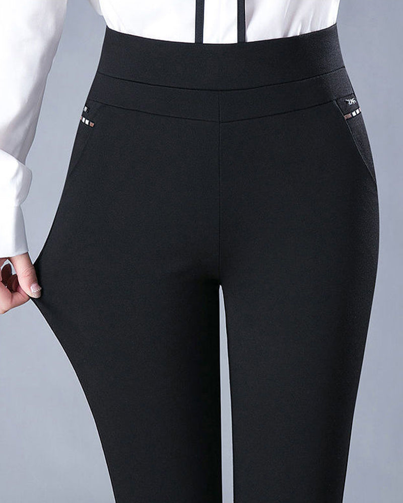 Women's High-Waisted Stretch Pants