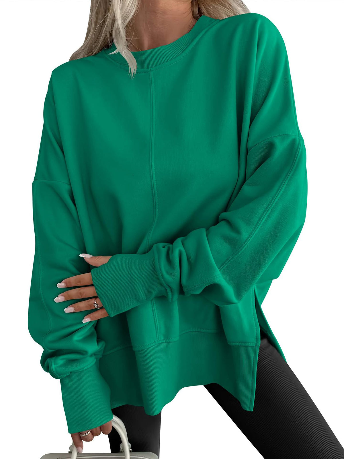 Women's Oversized Crew Neck Sweater