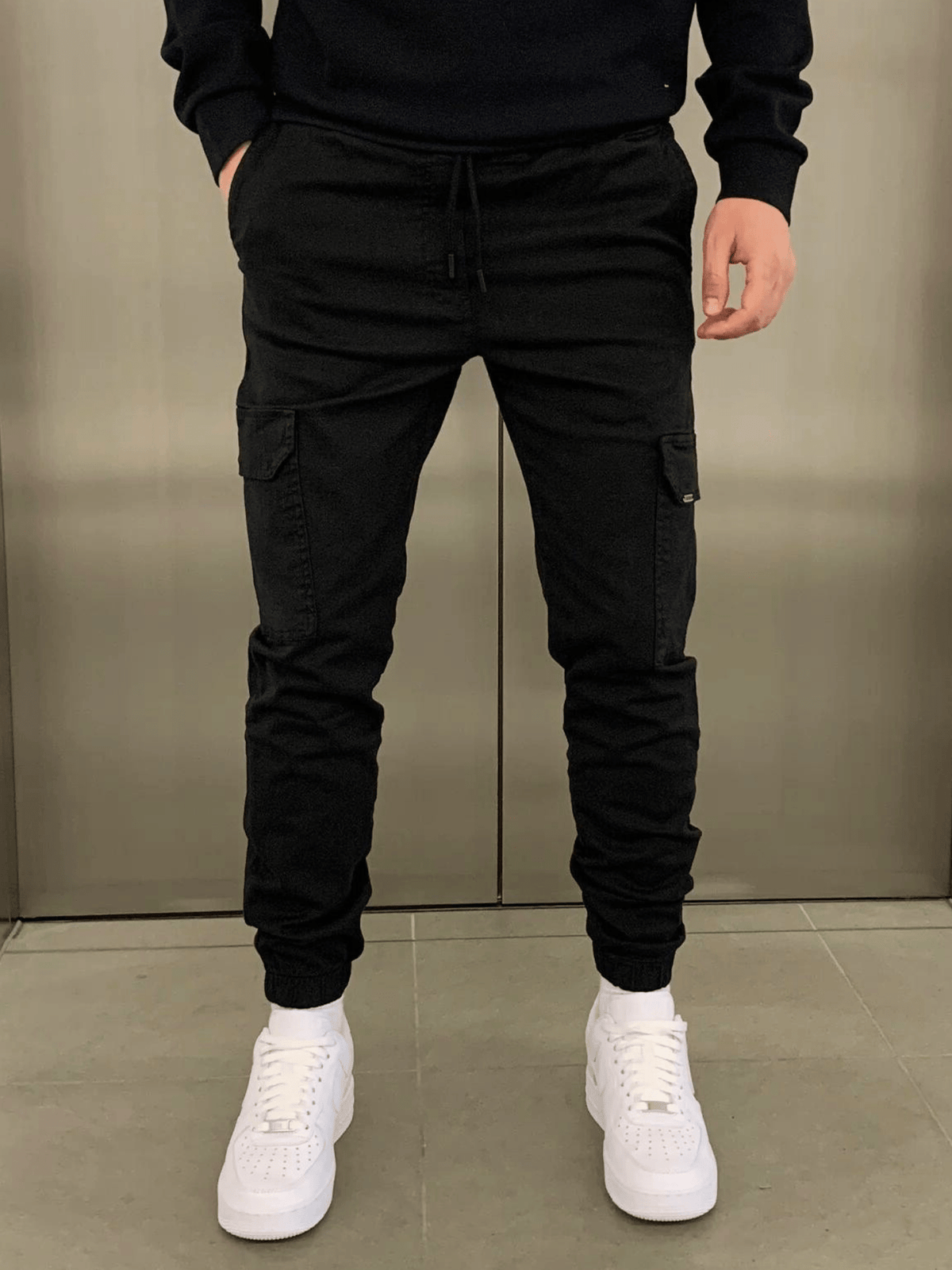 Men's Tapered Stretch Cargo Jogger Pants