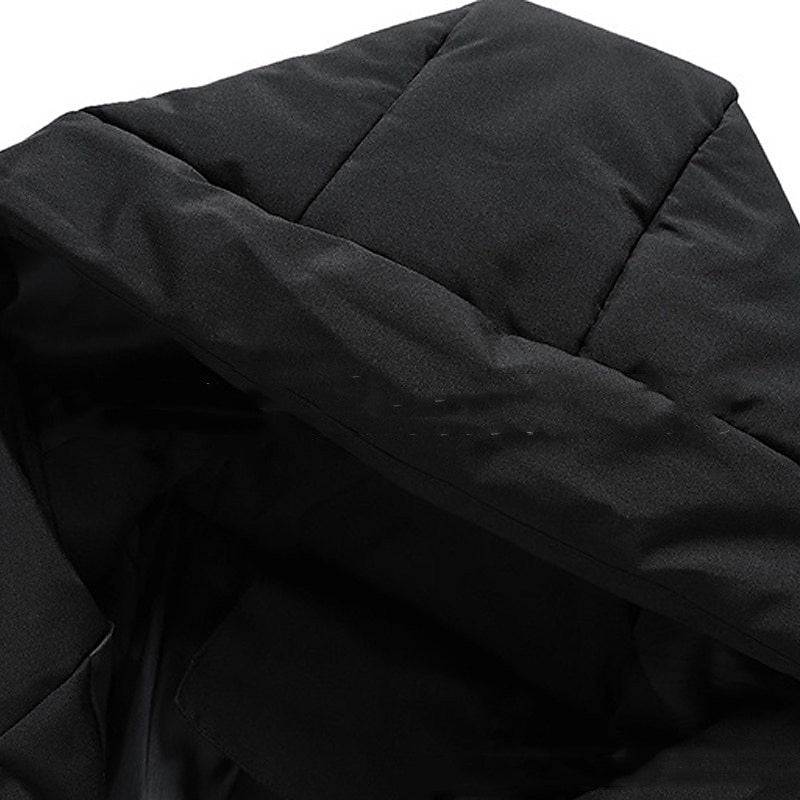 Men's Hooded Quilted Winter Jacket