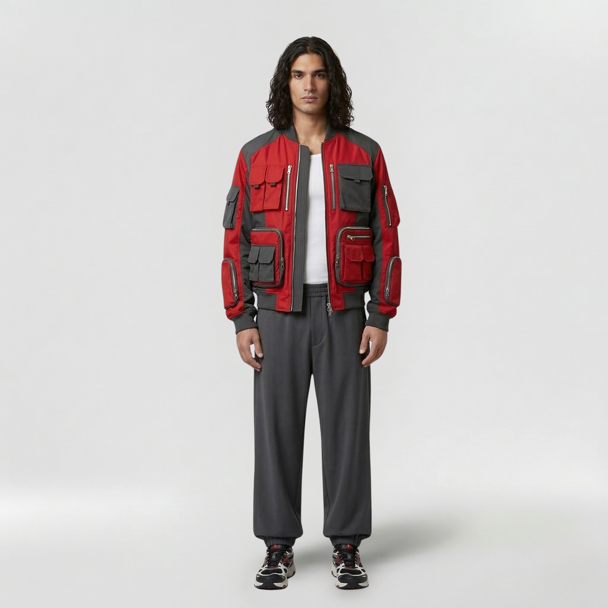 Men's Contrast Utility Jacket