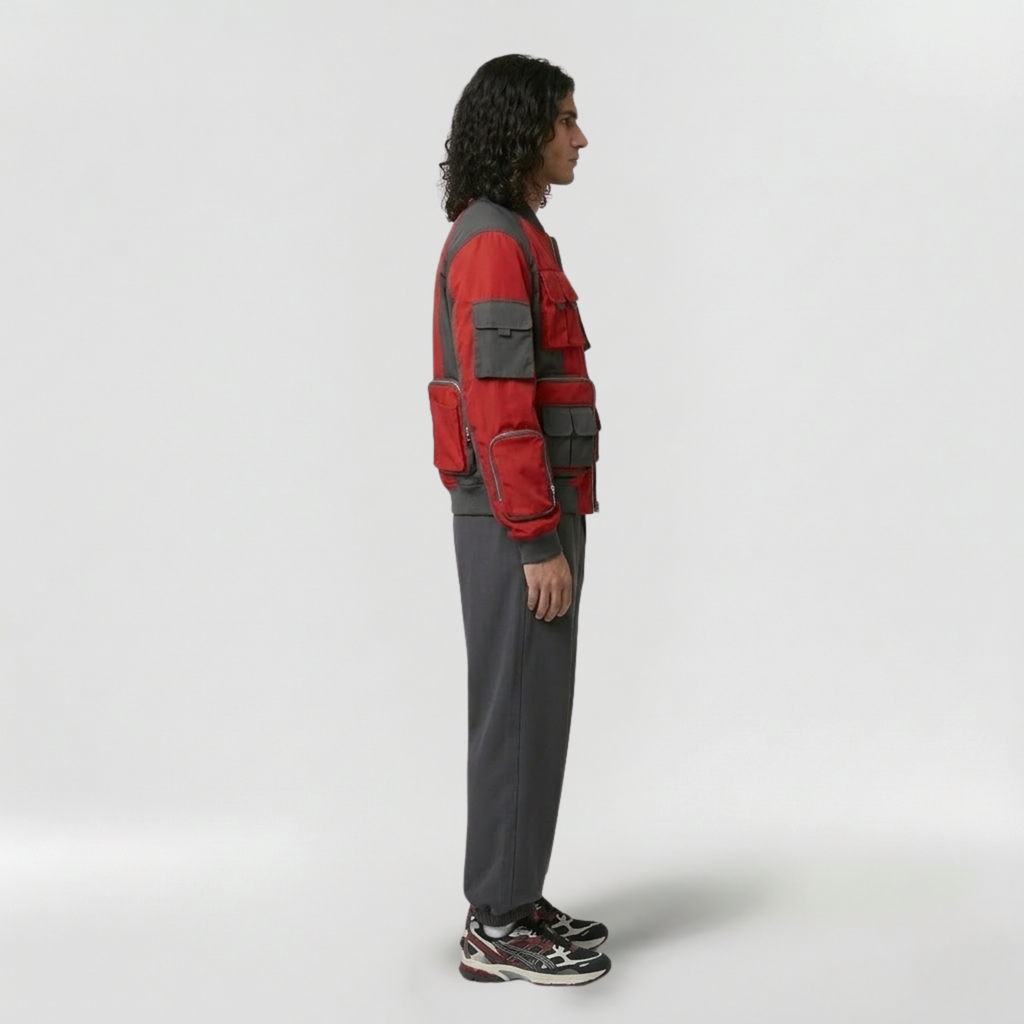Men's Contrast Utility Jacket
