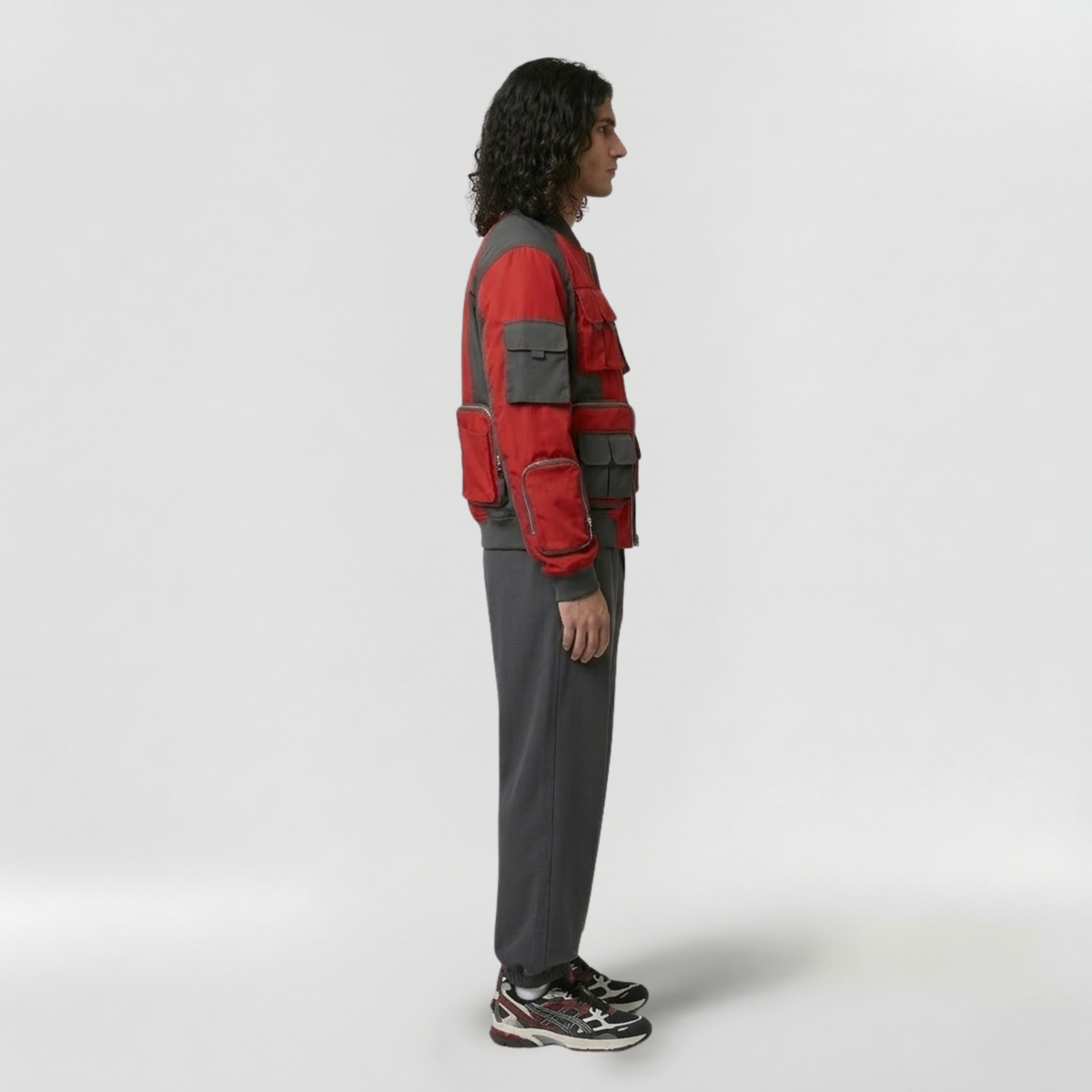 Men's Contrast Utility Jacket