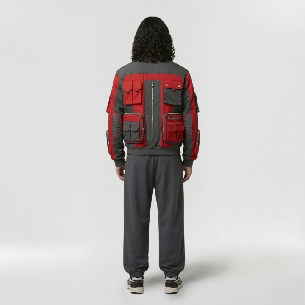 Men's Contrast Utility Jacket