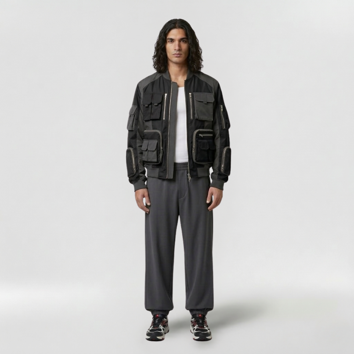 Men's Contrast Utility Jacket