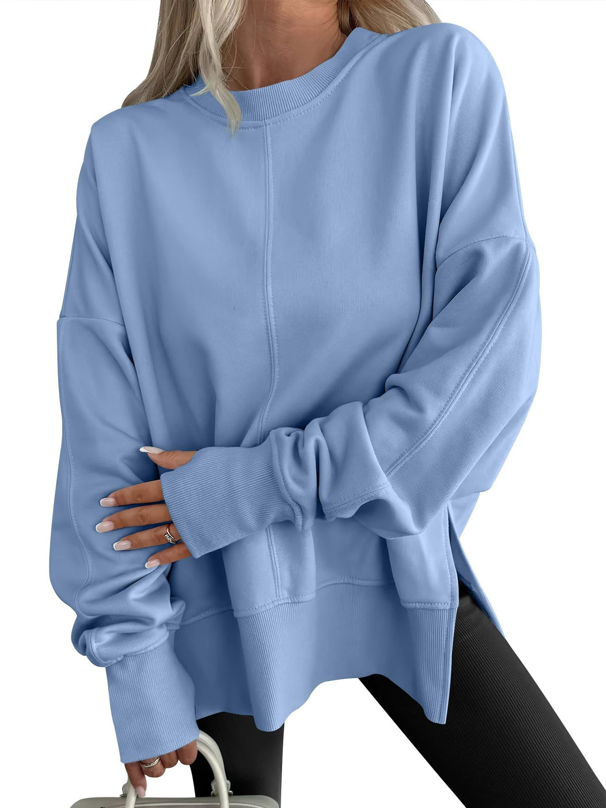 Women's Oversized Crew Neck Sweater