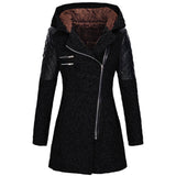 Black with Velvet Hood