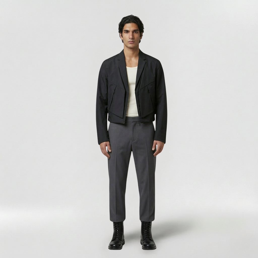 Men's Cropped Utility Jacket