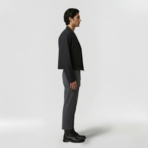 Men's Cropped Utility Jacket