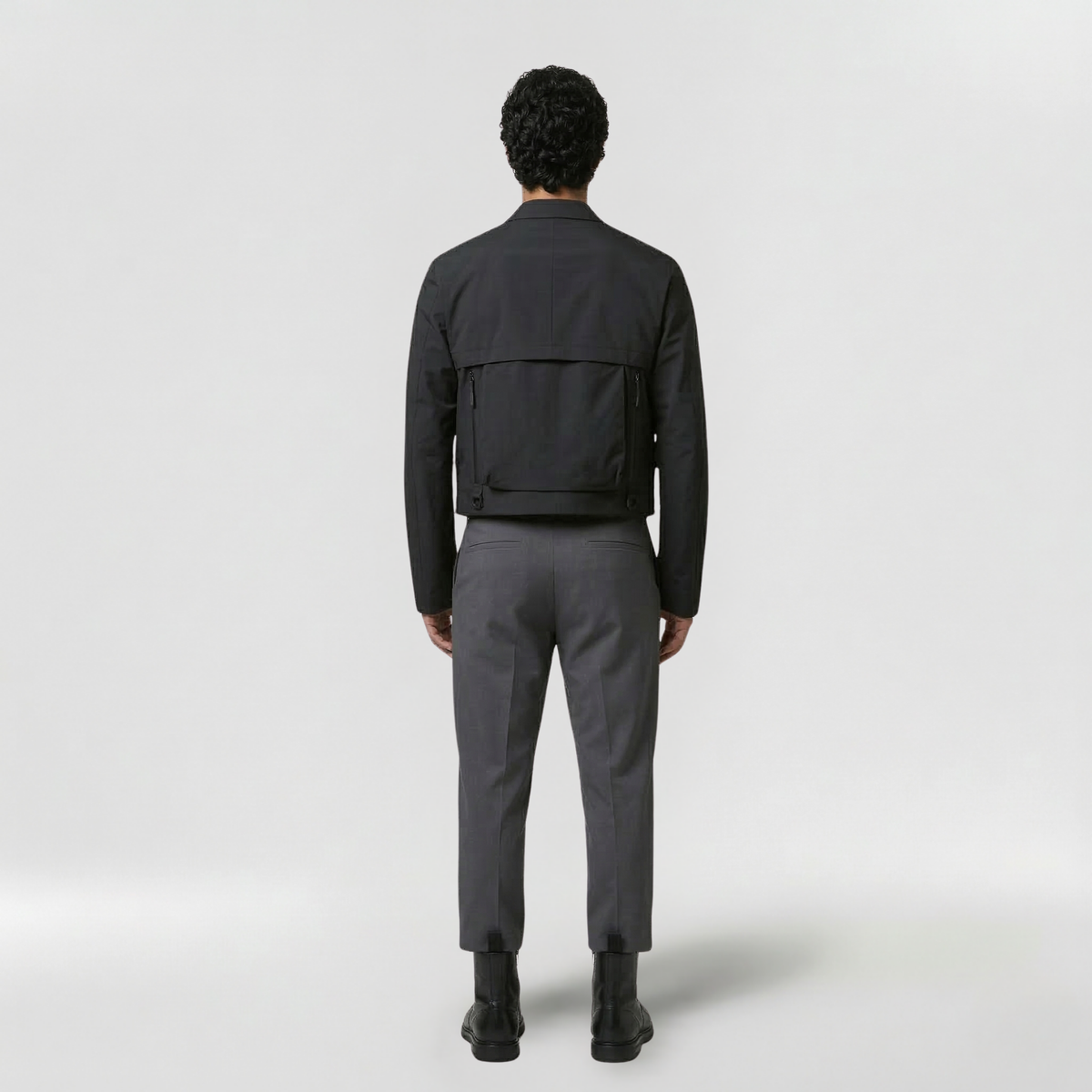 Men's Cropped Utility Jacket