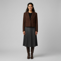 Women's Cropped Minimal Blazer