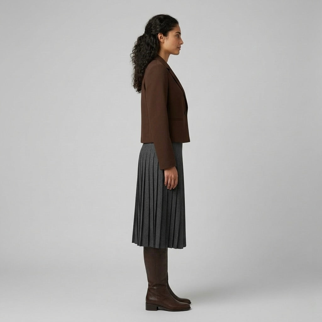 Women's Cropped Minimal Blazer