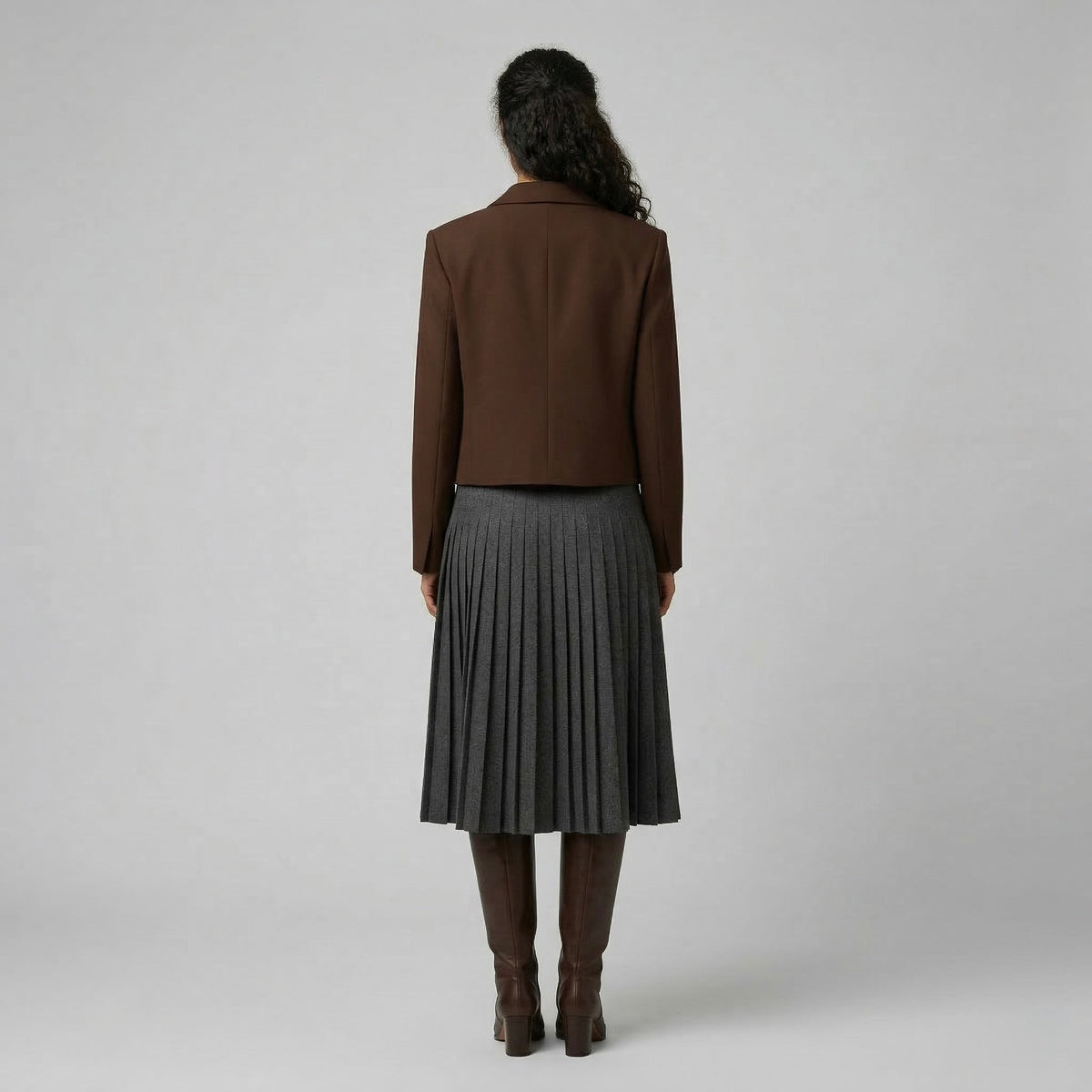 Women's Cropped Minimal Blazer