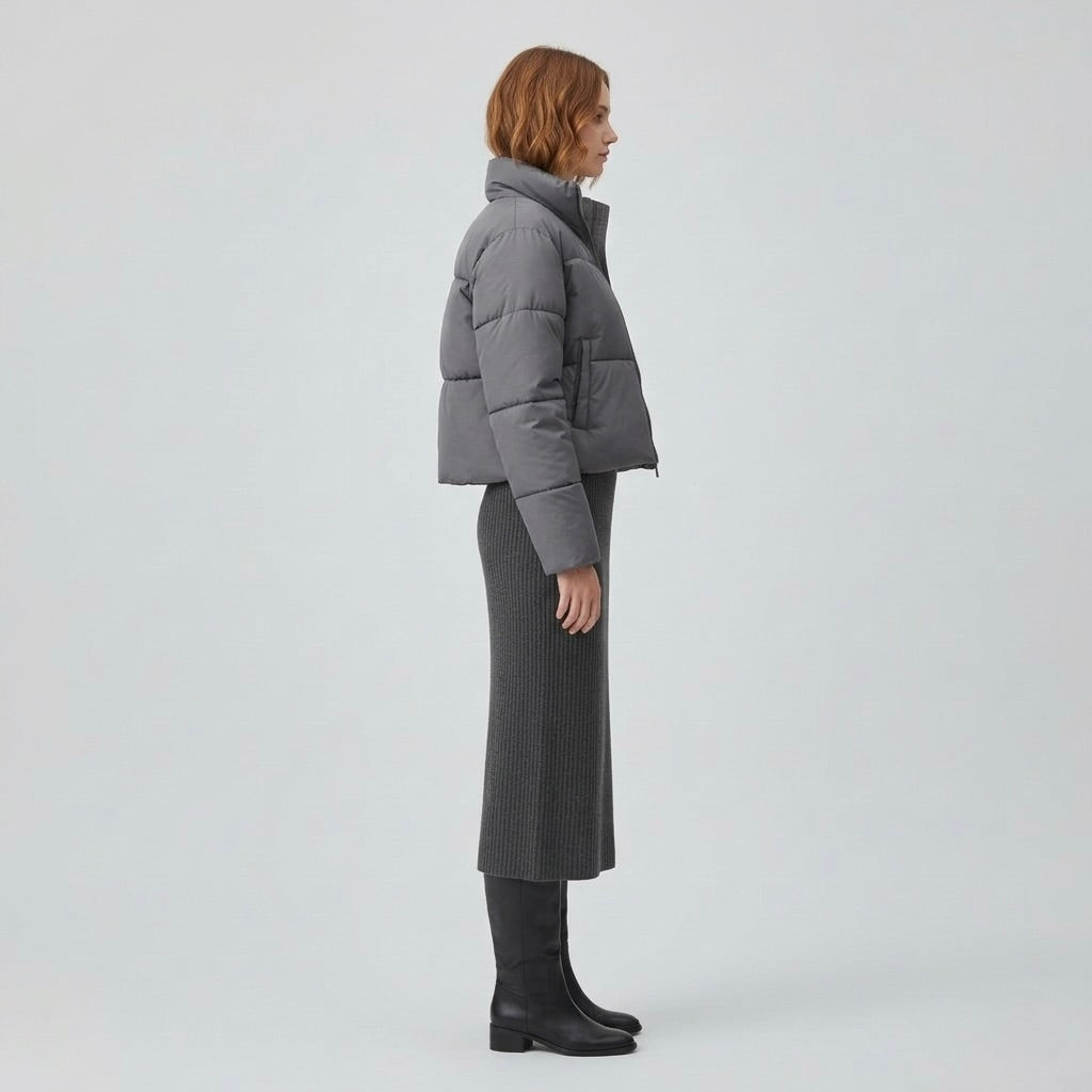 Women's Cropped Puffer Jacket