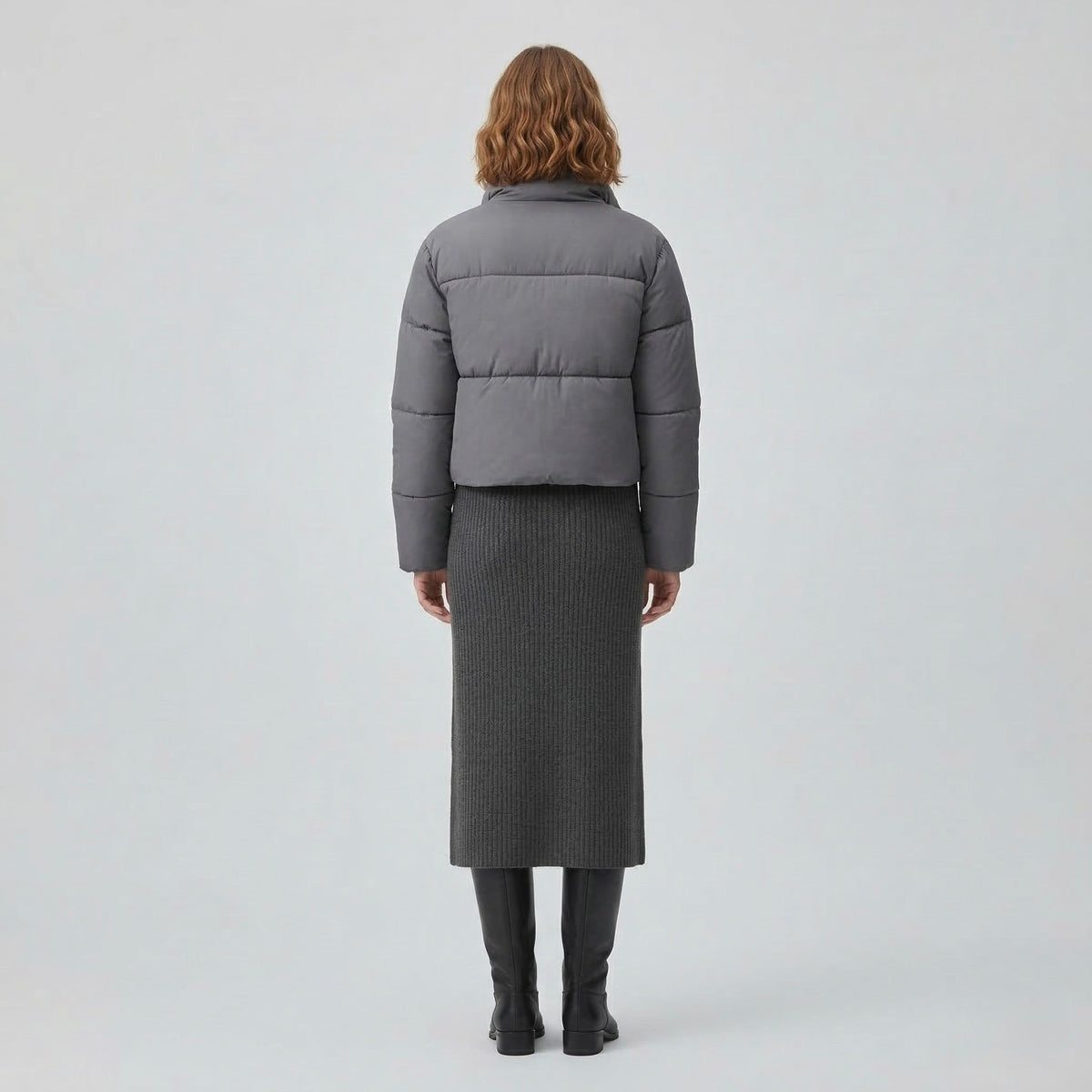 Women's Cropped Puffer Jacket