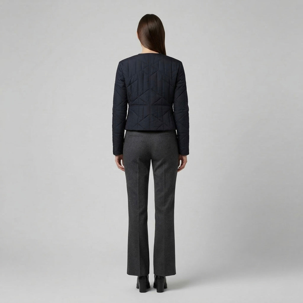 Women's Quilted Cropped Jacket