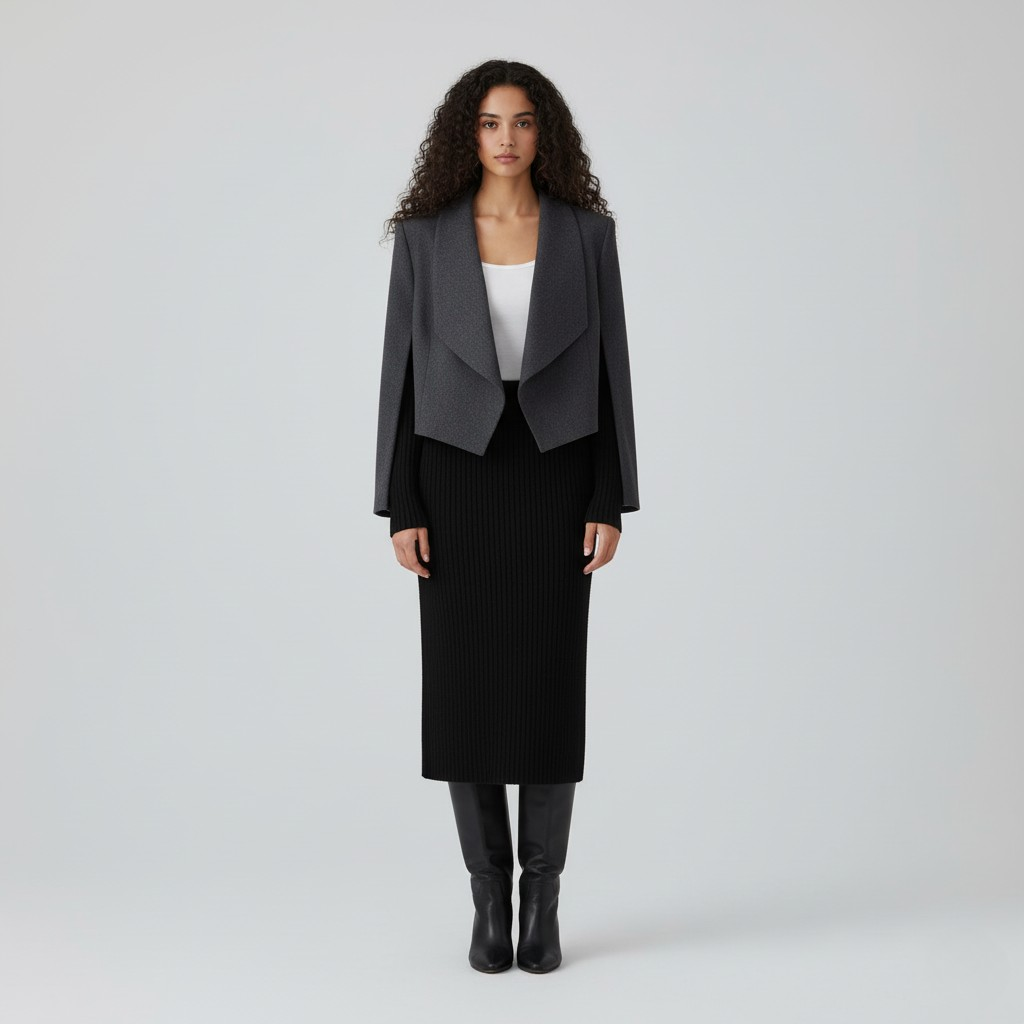 Women's Draped Cape Jacket