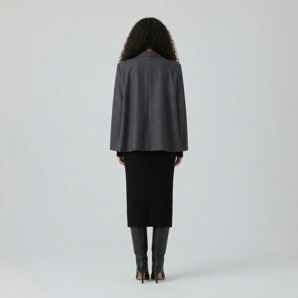 Women's Draped Cape Jacket