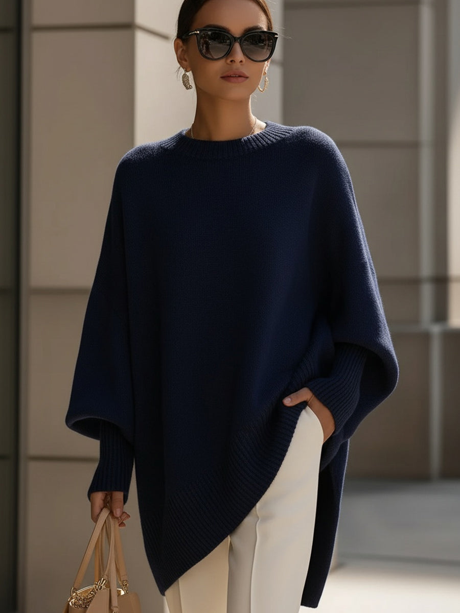 Women's Oversized Poncho – Effortless Elegance