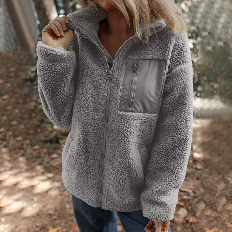 Women's Teddy Fleece Zip Jacket
