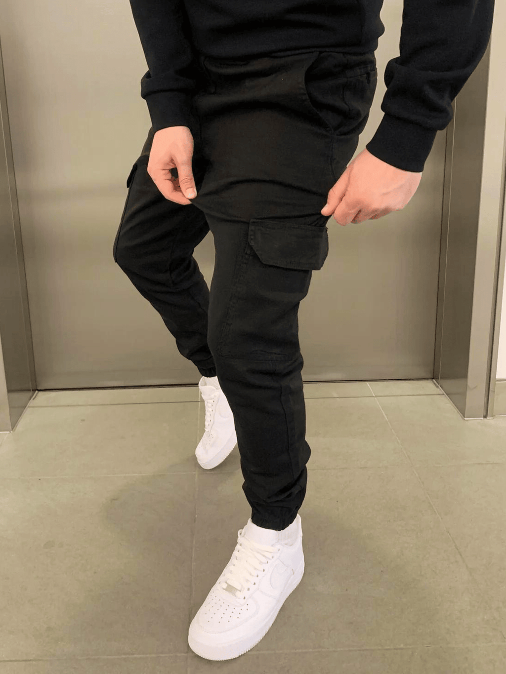 Men's Tapered Stretch Cargo Jogger Pants