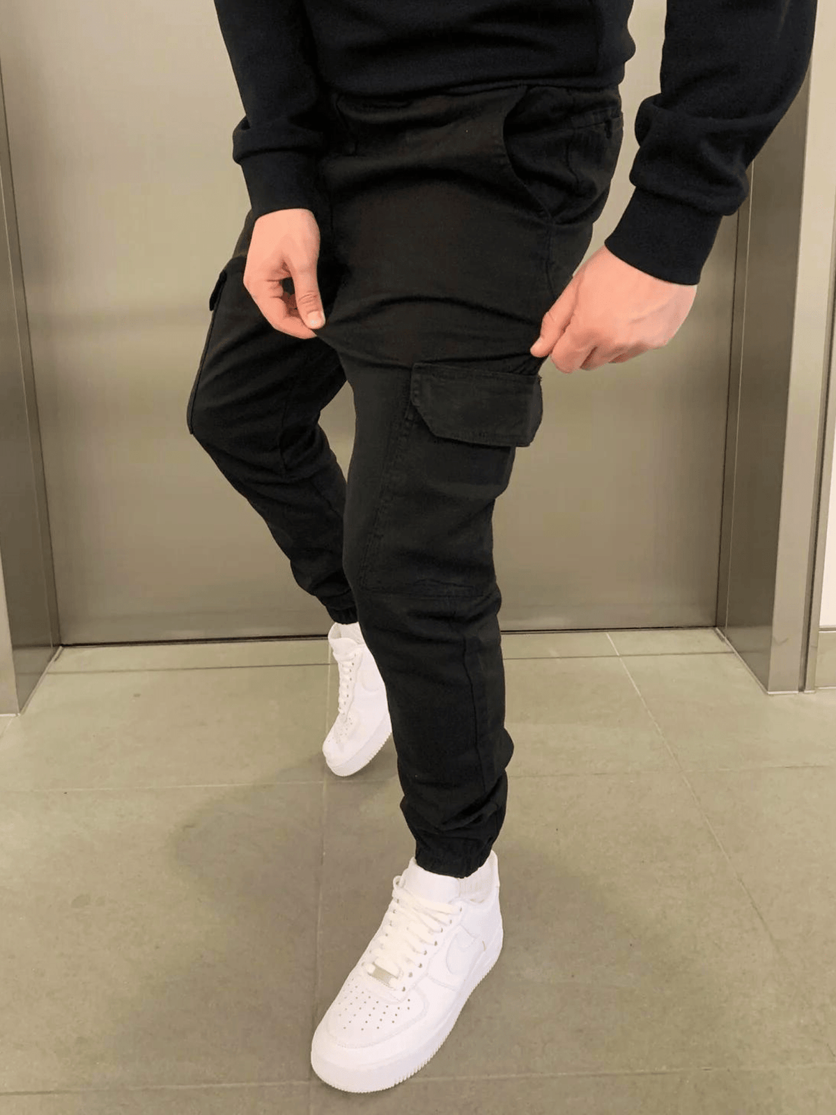 Men's Tapered Stretch Cargo Jogger Pants