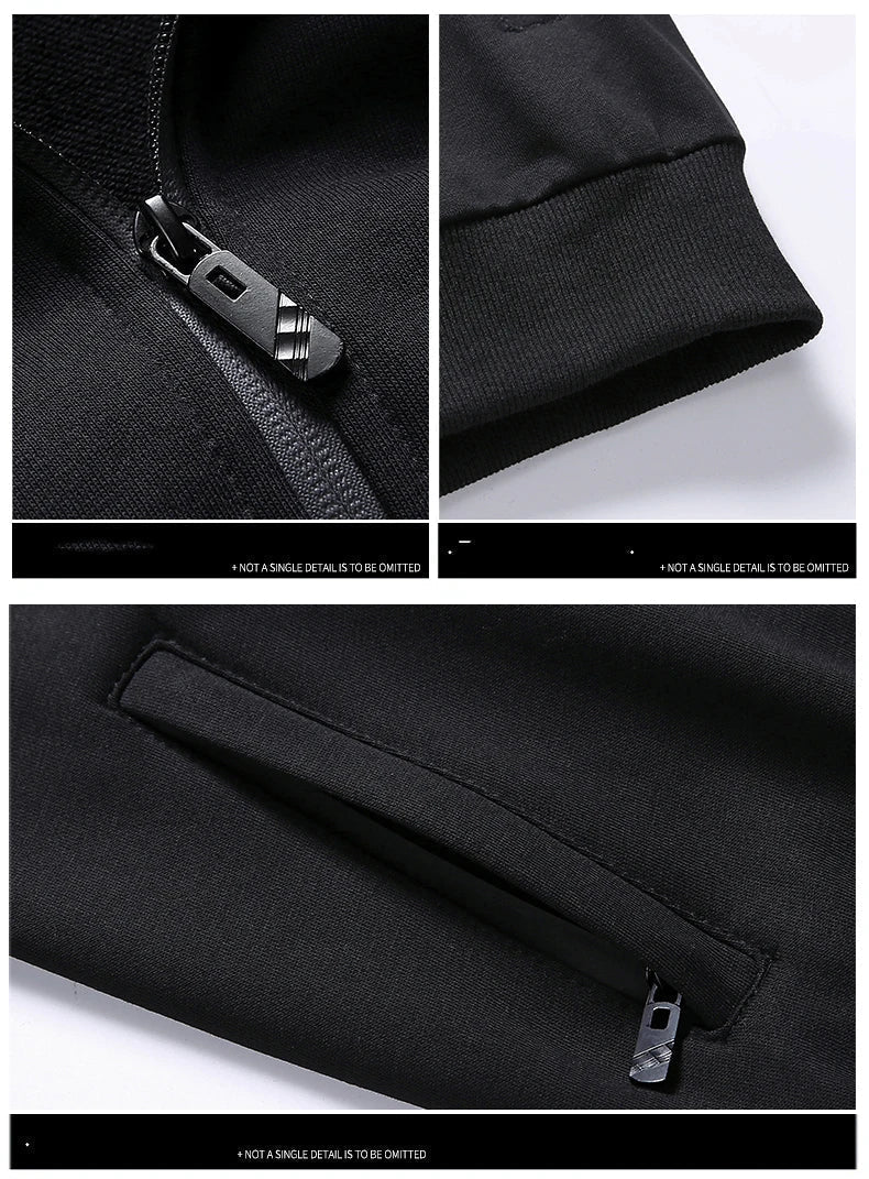 Men's Two-Piece Zip-Up Tracksuit Set