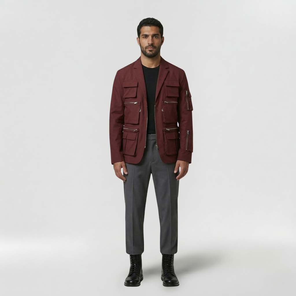 Men's Structured Utility Jacket
