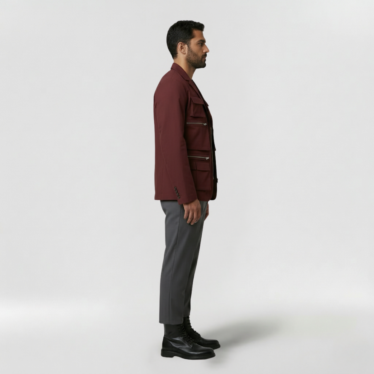 Men's Structured Utility Jacket