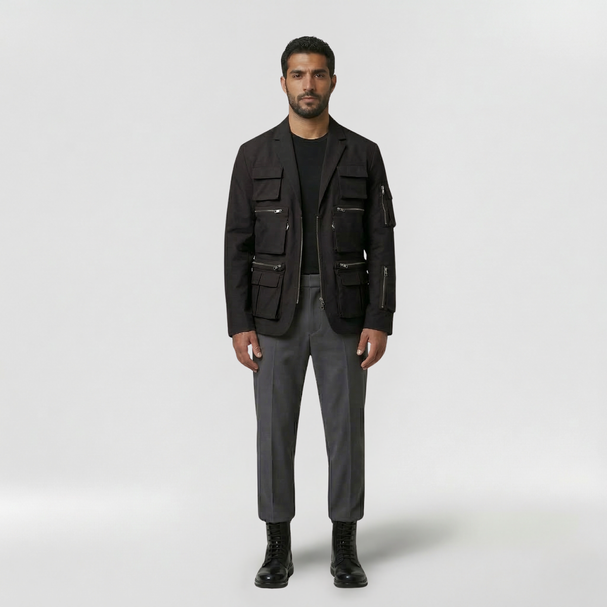 Men's Structured Utility Jacket