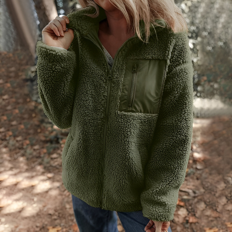 Women's Teddy Fleece Zip Jacket
