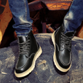 Men's Vintage Moc-Toe Lace-Up Work Boots
