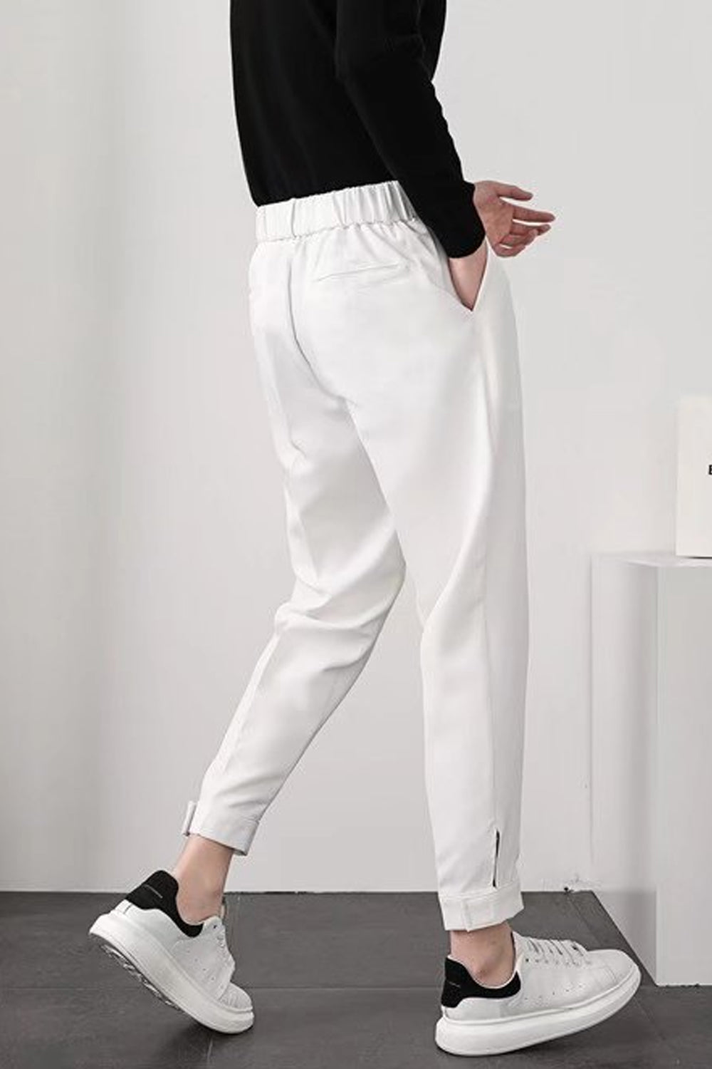 Men's Tapered Stretch Dress Pants