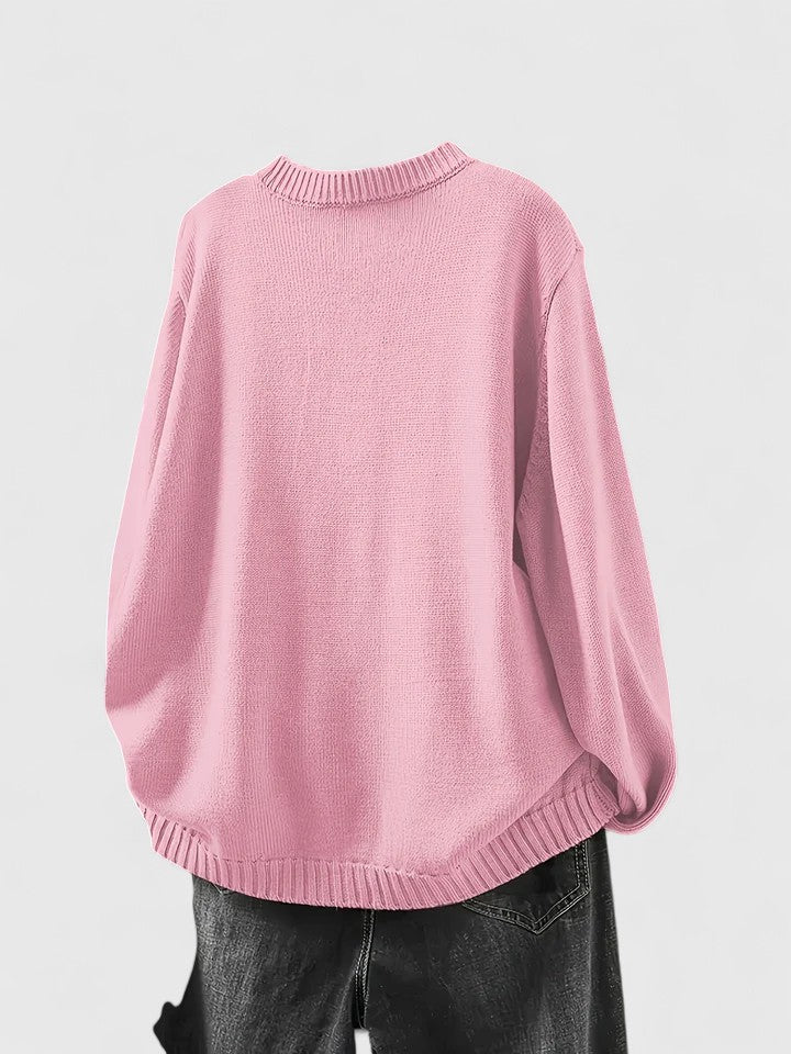 Women's Colorful Button Knit Cardigan