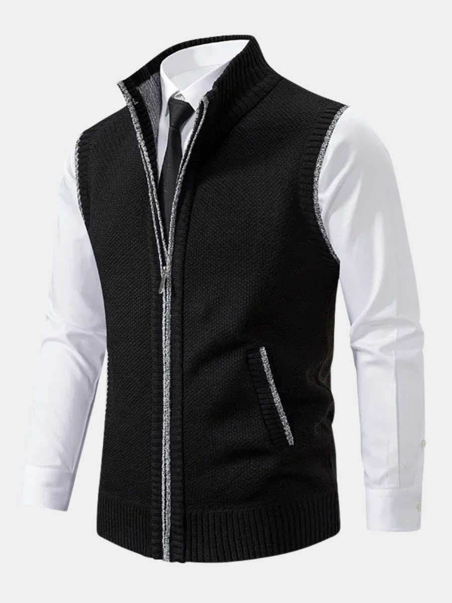 Men's Zip-Up Sweater Vest