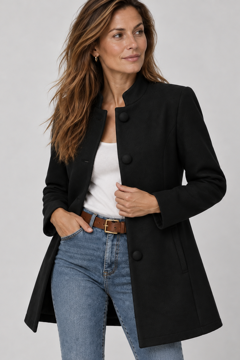Women's Elegant Tailored Overcoat