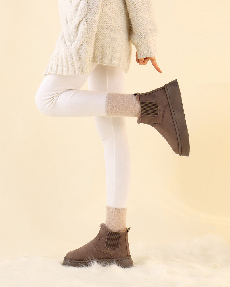 Women's Platform Chelsea Snow Boots
