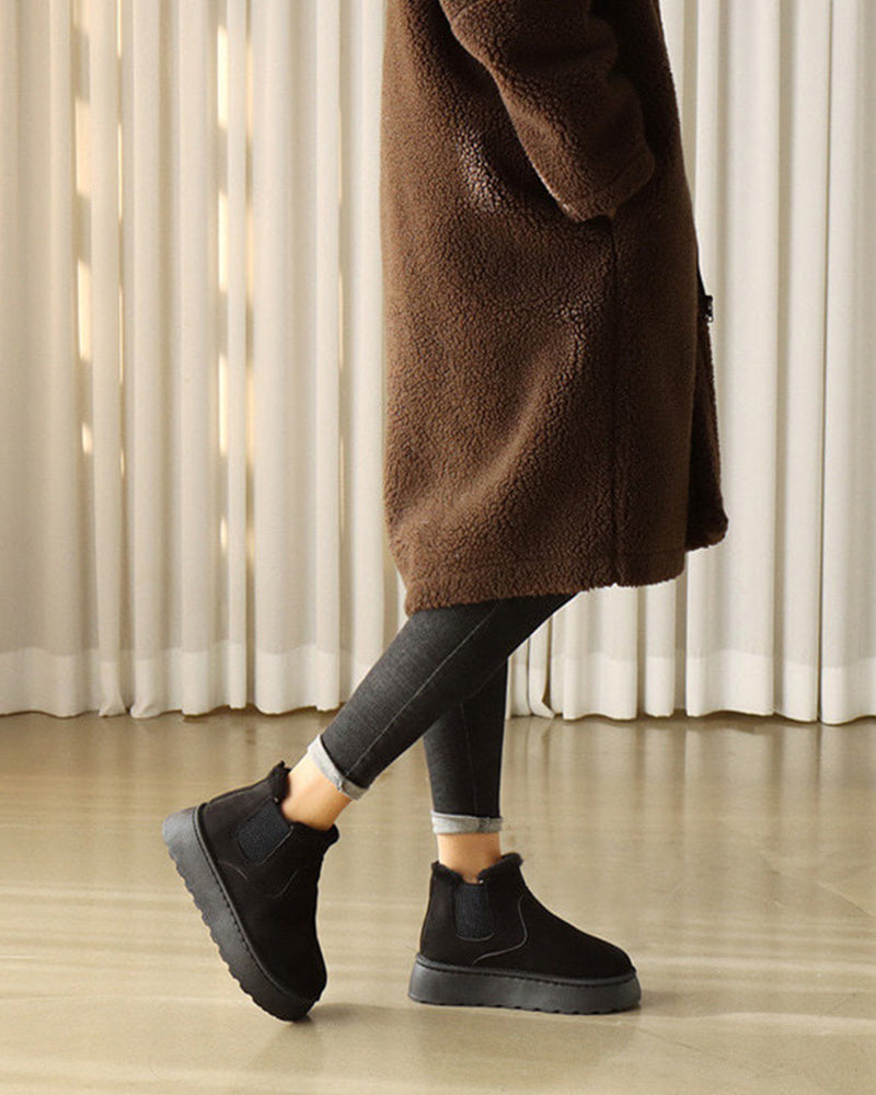 Women's Platform Chelsea Snow Boots