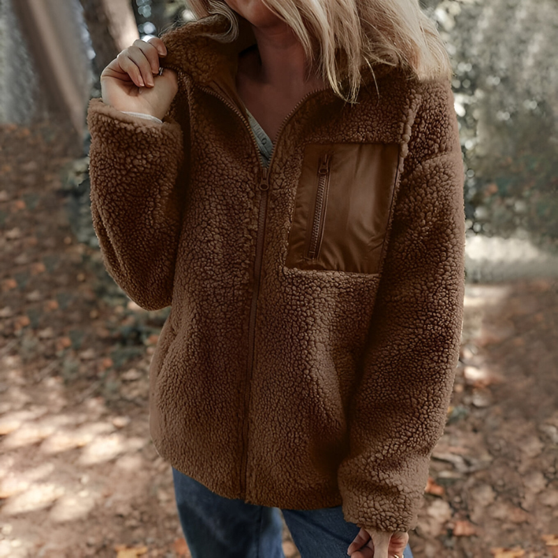 Women's Teddy Fleece Zip Jacket