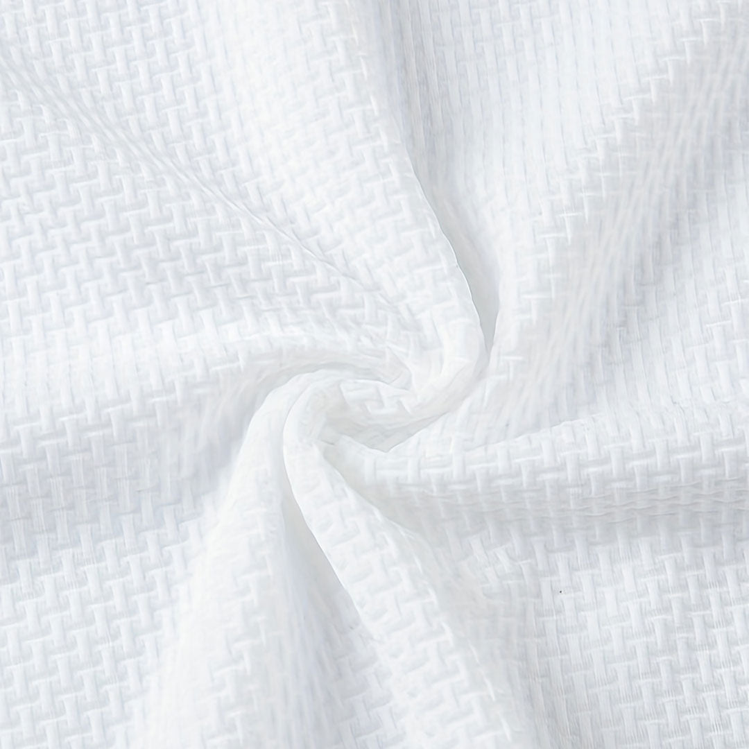 Men's Waffle Knit Long-Sleeve Polo Shirt
