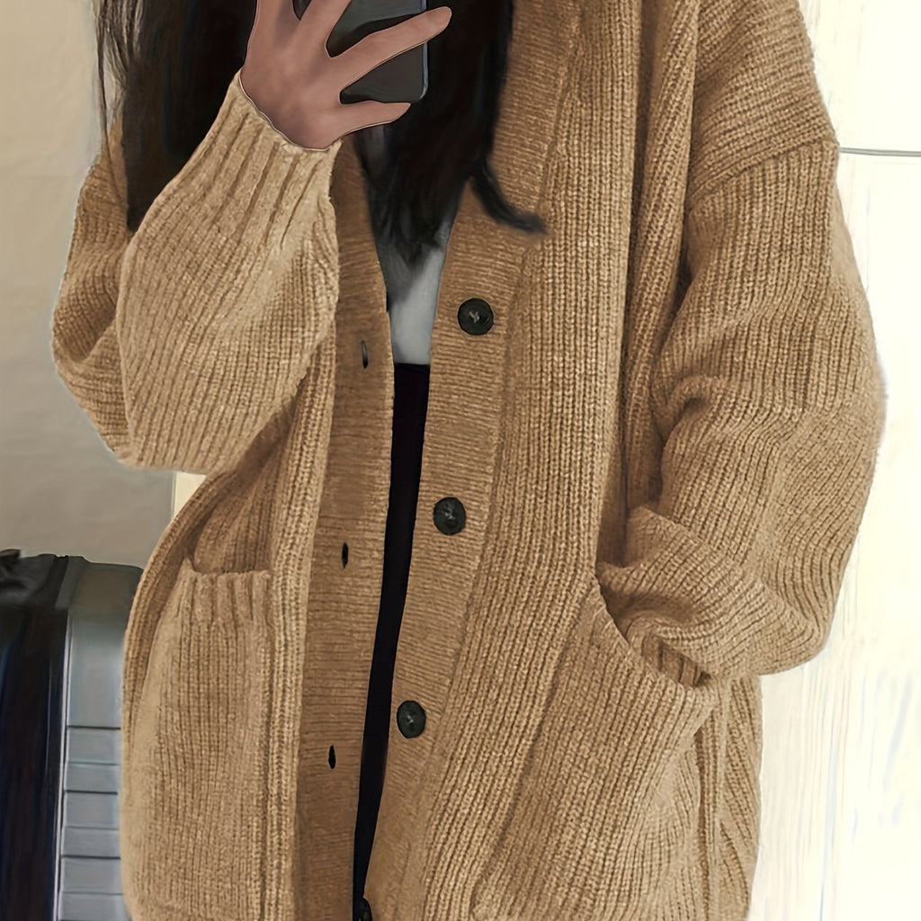 Women's Oversized Chunky Knit Cardigan