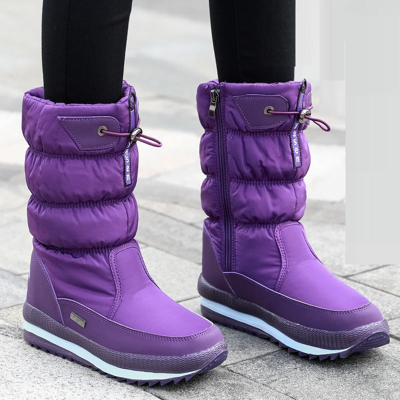 Women's Quilted Winter Snow Boots