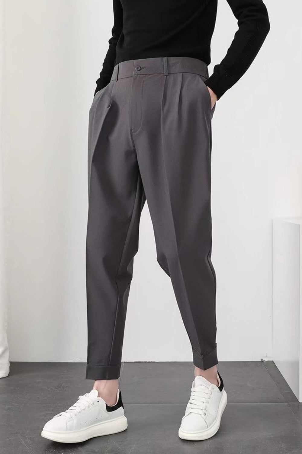 Men's Tapered Stretch Dress Pants