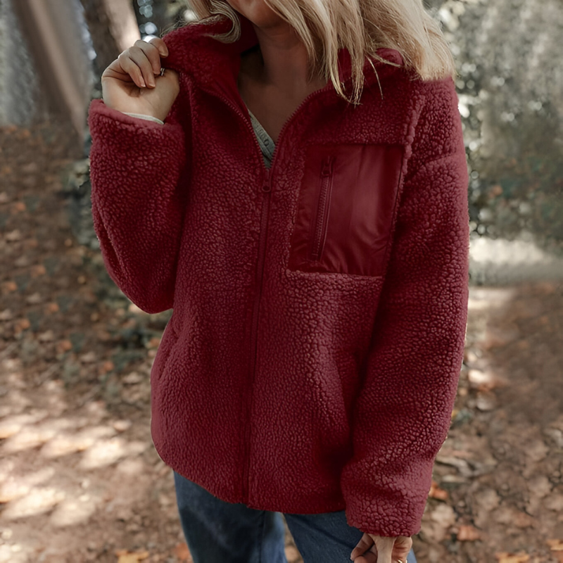 Women's Teddy Fleece Zip Jacket