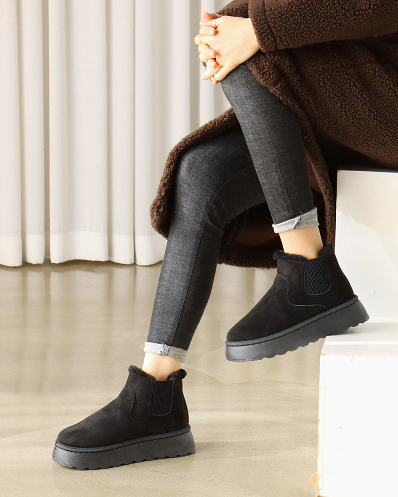 Women's Platform Chelsea Snow Boots