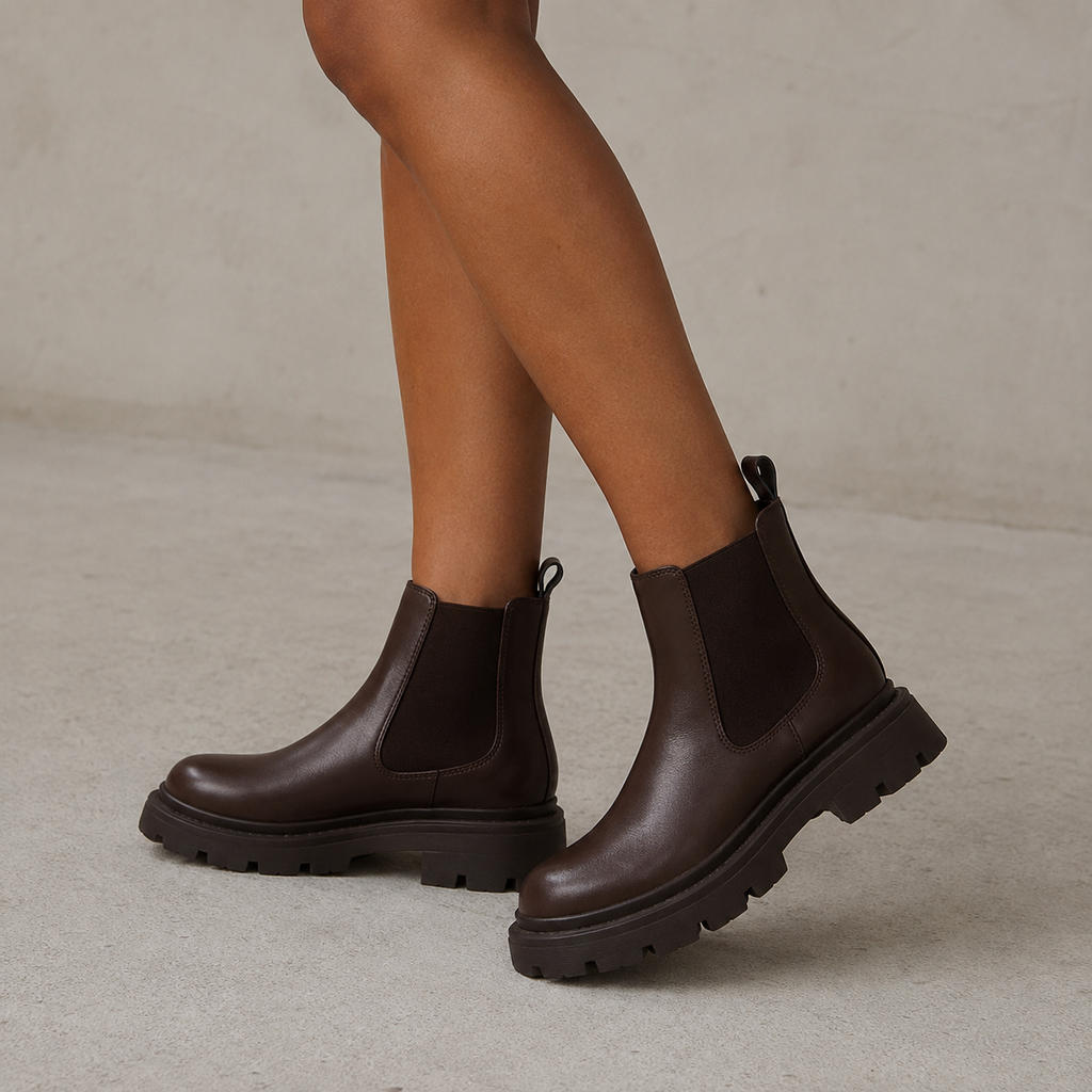 Women's Block Heel Chelsea Boots