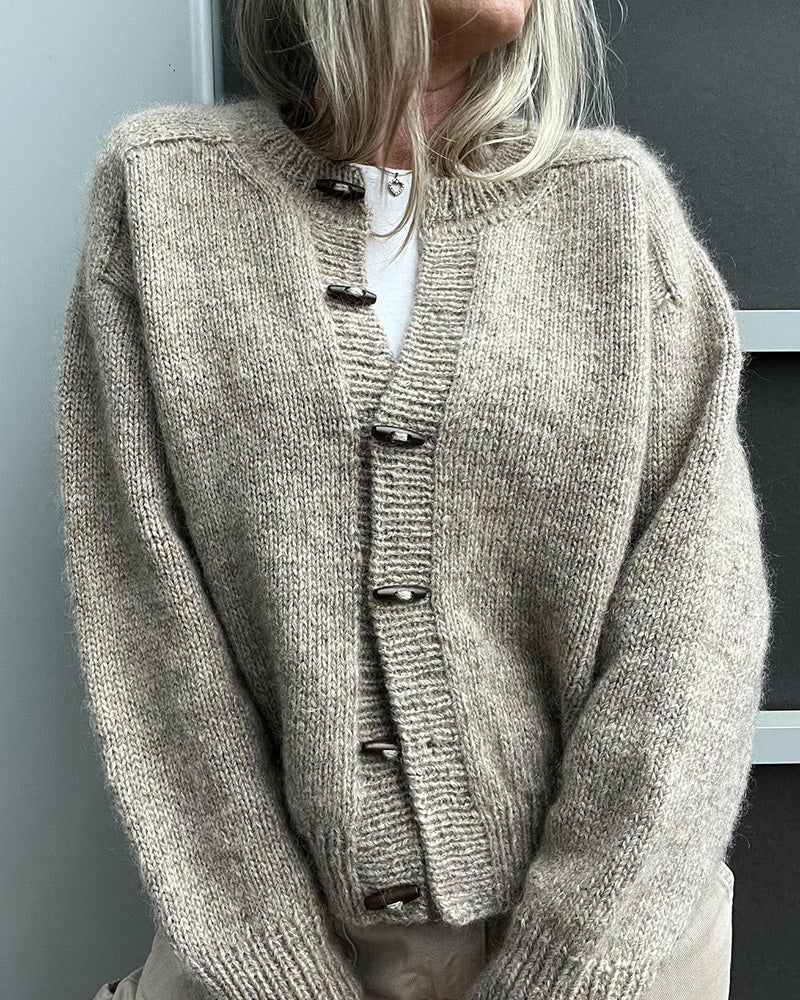 Women's Toggle Button Knit Cardigan