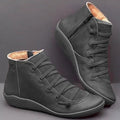 Women's Warm-Lined Flat Ankle Boots