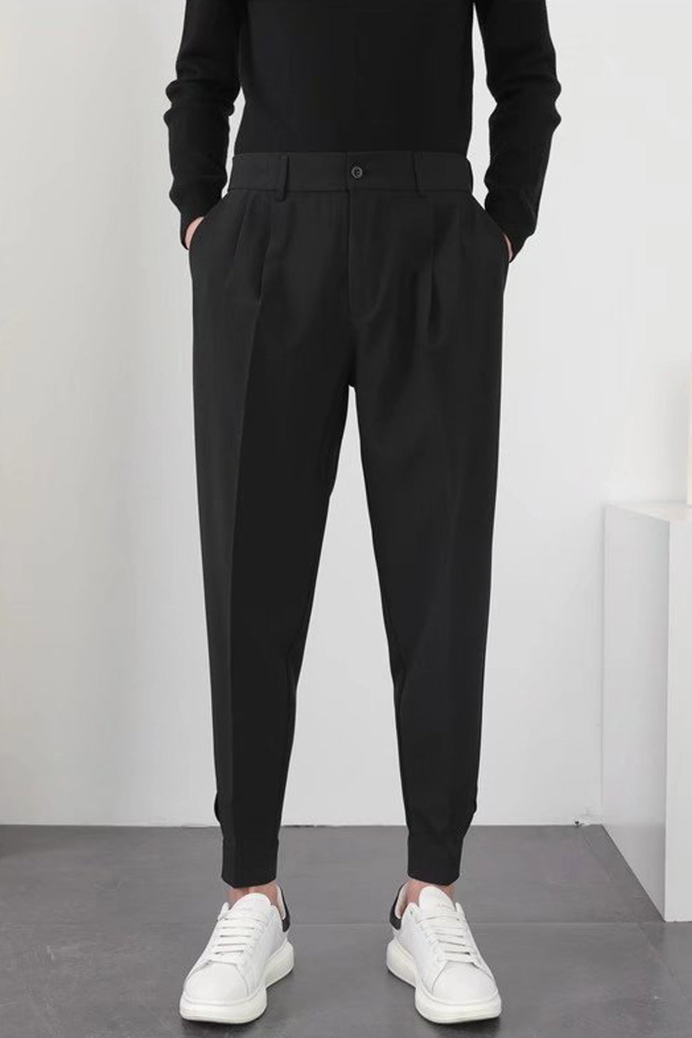 Men's Tapered Stretch Dress Pants
